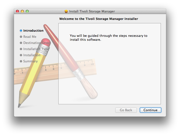 Welcome to installer window