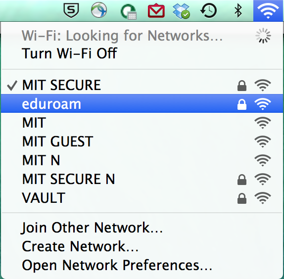 Select wireless network