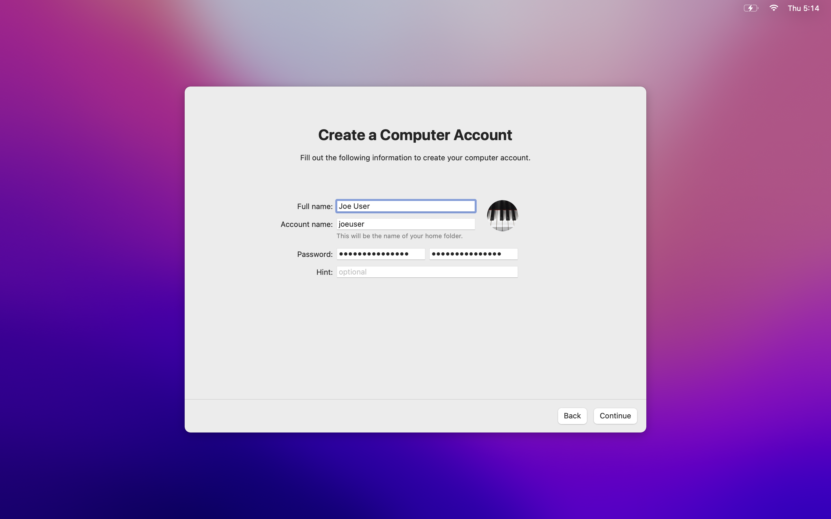 Create a Computer Account